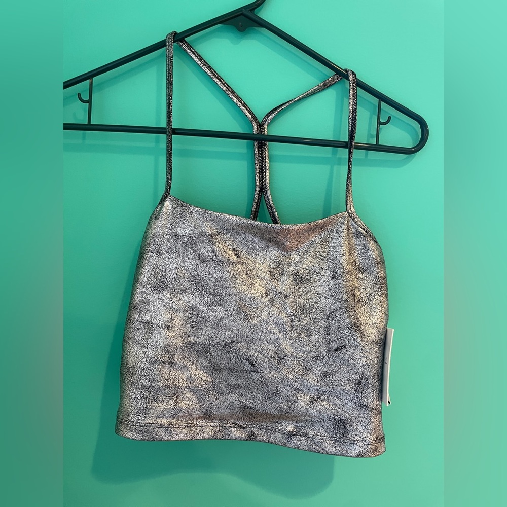 Beyond Yoga Cropped Foil Tank